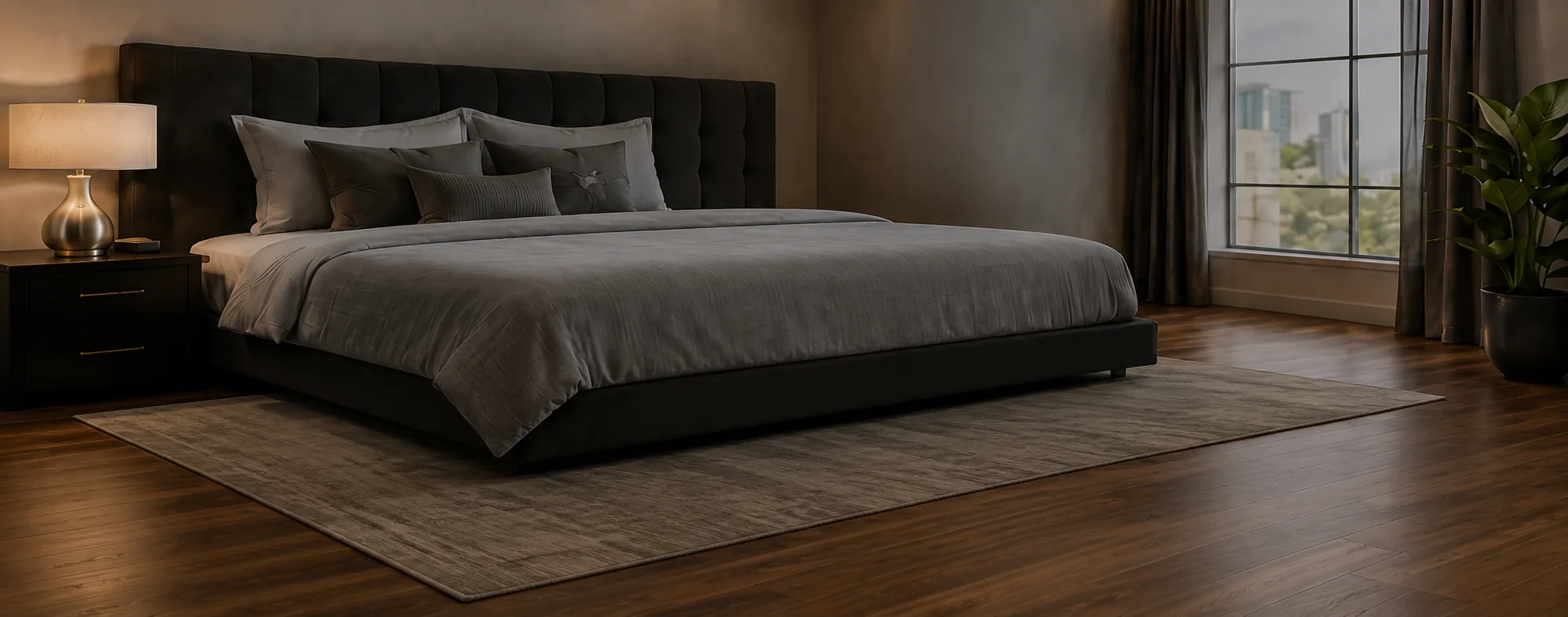 Modern bedroom interior